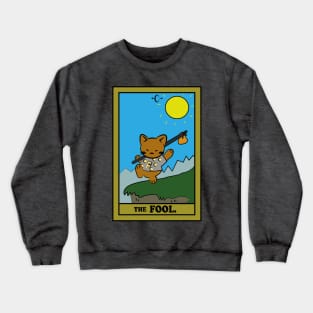 TAROT CARDS | THE FOOL. | CAT Crewneck Sweatshirt